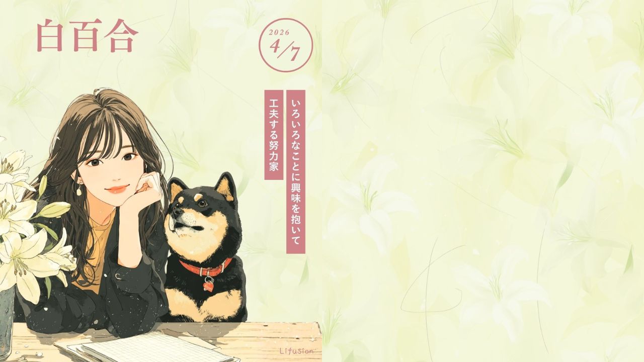 4/7の誕生色「白百合（しらゆり）」の意味・色言葉・カラーコード｜無料壁紙あり